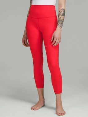 Lululemon Align HR 25” legging in Love Red - Size 6 NWT